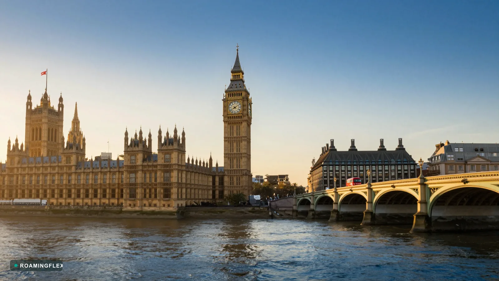 Big Ben and the Houses of Parliament in London at sunset, United Kingdom